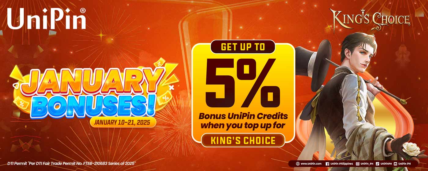 January Bonuses: King's Choice (PH)